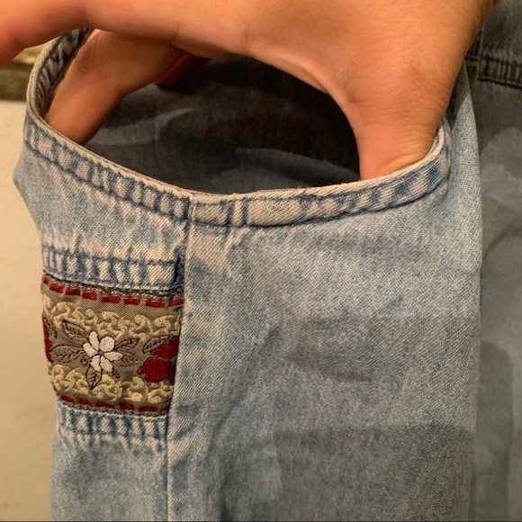 Vintage denim tank button up - Picture 5 of 7